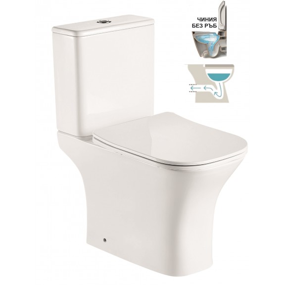 МОНОБЛОК 7837P UF SLIM ELETTRA ЗАДНО ОТТИЧАНЕ