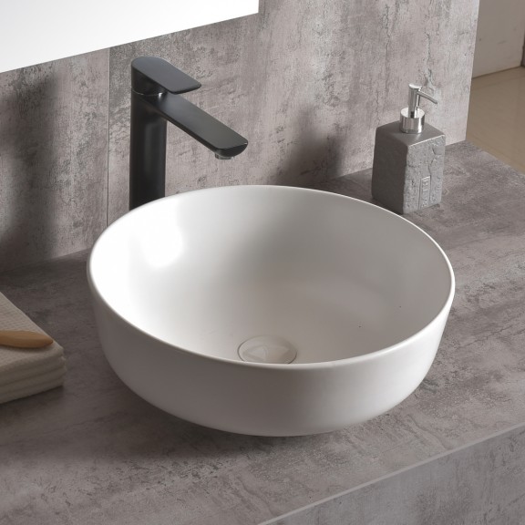 WASHBASIN » ICB 875MW  - Ceramic washbasin on a countertop