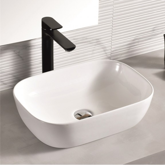 WASHBASIN » ICB 887W  - Ceramic washbasin on a countertop