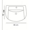 Washbasin ICC 1947  - Washbasins, pedestals and semi-pedestal