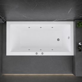 Μπανιέρα υδρομασάζ ICSH BG 177050 W R