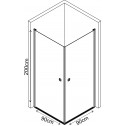 Καμπίνα ντους » ICS 109SQ