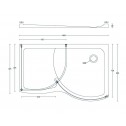 Shower Cabin - ICS7513R  WALK IN  - Shower cabins  Luxurius