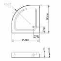 Duschwanne  ICS 90