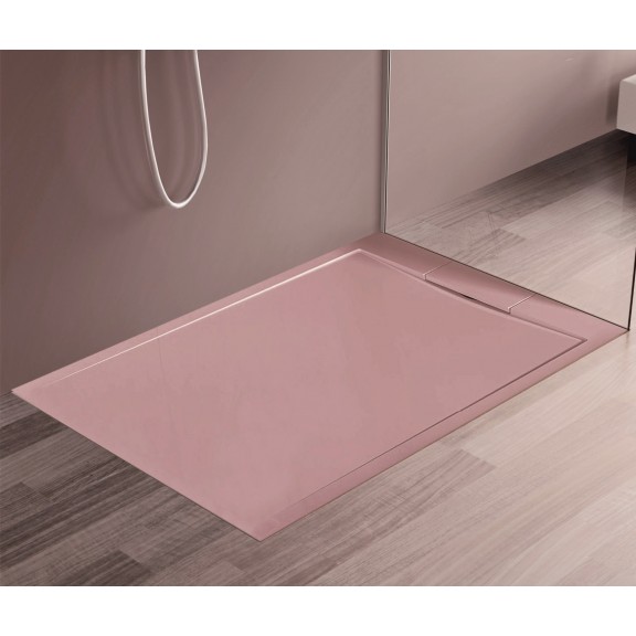 Shower tray MARBLE TEXTURE ICST 12080PINK