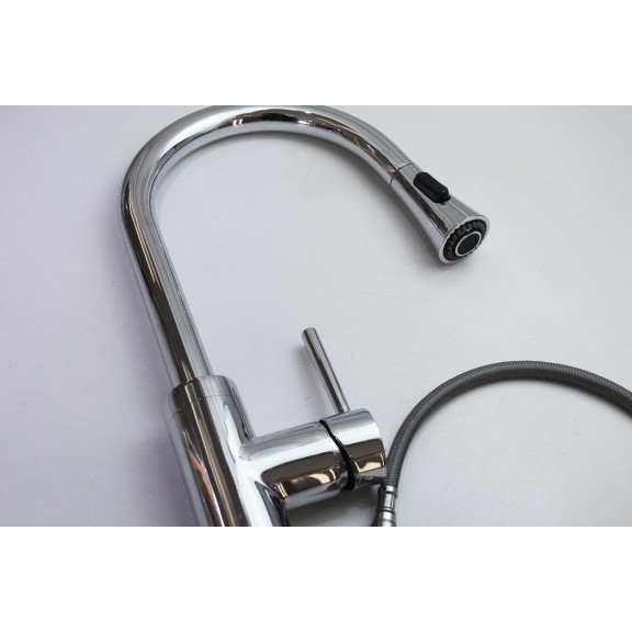 Brass Faucet » ICSA 710802  - Kitchen Faucets with pull-out shower