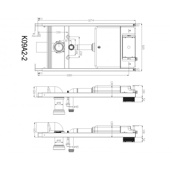 Unterputzspülkasten ICC 0130 STANDARD