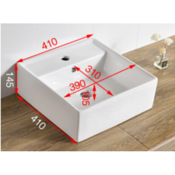 WASHBASIN » ICB 865  - Ceramic washbasin on a countertop
