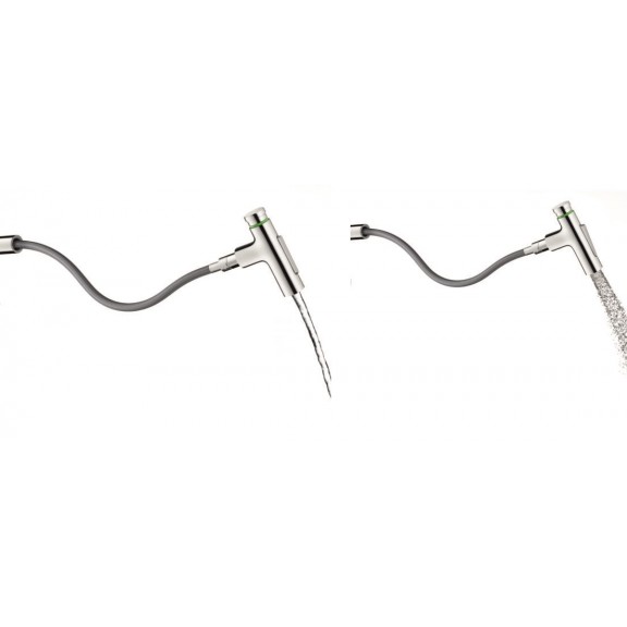 Brass faucet »   ICF 7163228  - Kitchen Faucets with pull-out shower