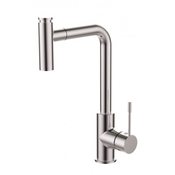 Brass faucet »   ICF 7163228  - Kitchen Faucets with pull-out shower