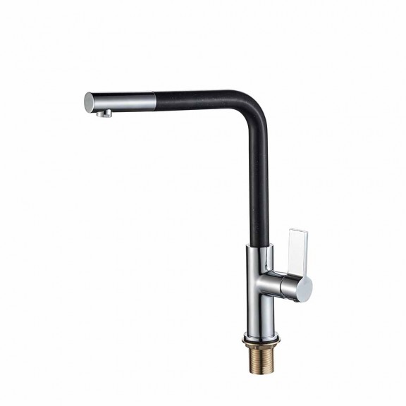 ορειχάλκινη μπαταρία » ICF 718650 BLACK  - Кухненски смесители с Композитно покритие