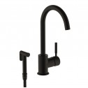 Brass faucet »   ICF 719612B  - Kitchen Faucets with pull-out shower