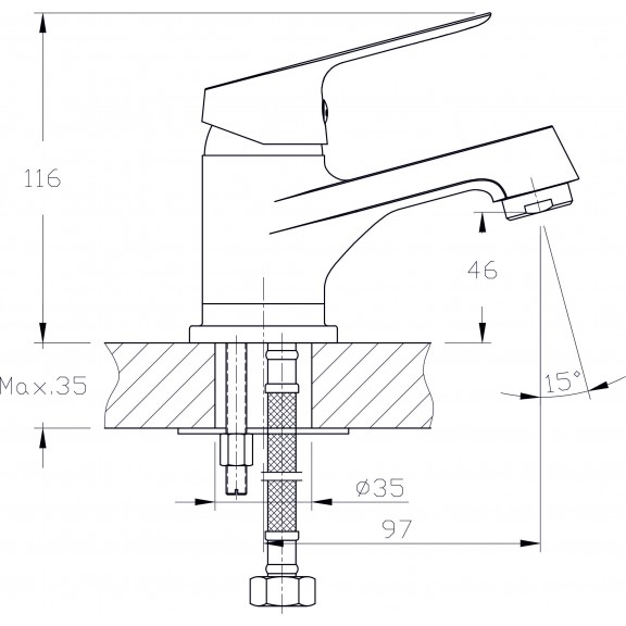 Armatur aus Messing LINNI ICF 1452152