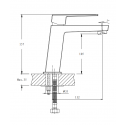Brass Faucet »  ICF 1491085W ELINOR MATT WHITE  - Faucets Luxurius