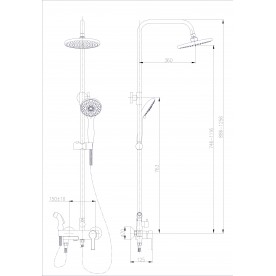 Shower set ICT 6018
