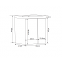  Badmöbel PVC » ICP 6087  