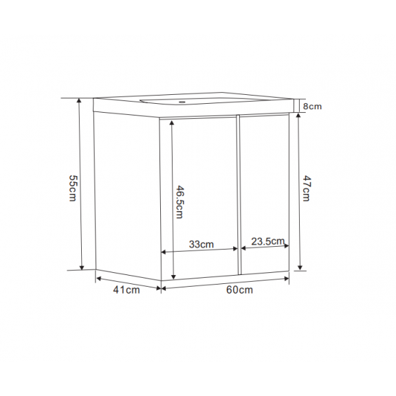  Badmöbel PVC » ICP 6087  