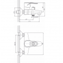 ορειχάλκινη μπαταρία  Runde ICF 660632C  - Μπαταρίες Inter Ceramic