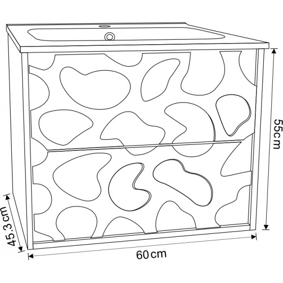 Ερμάριο μπάνιου  »  ICP 6061  - Wall mounting cabinets