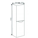 PVC Bathroom Column:  ICP  2516 Green  - Columns